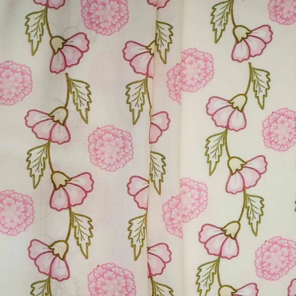 Ivory_Floral_Print_Muslin_Fabric_Gts_30951_Default_Title