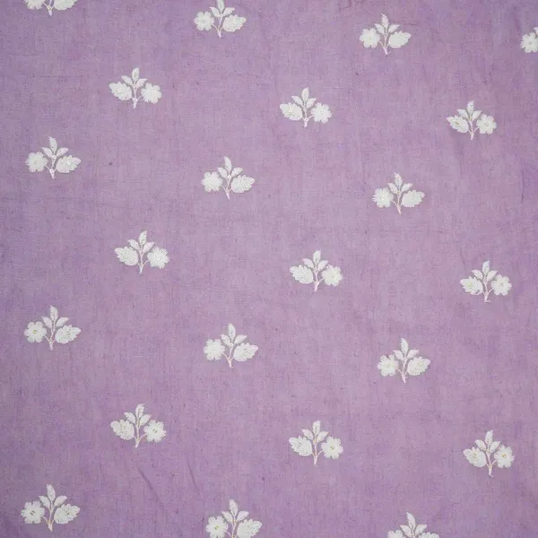 Lavender_Thread_Embroidery_Pure_Linen_Fabric_Sn_31147_Default_Title