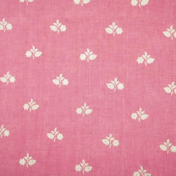 Rose_Pink_Thread_Embroidery_Pure_Linen_Fabric_Sn_31148_Default_Title