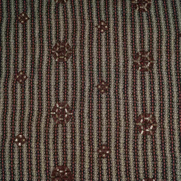 Charcoal_Brown_Geometrical_Stripes_Eri_Cotton_Silk_Fabric_Mtfg_31054_Default_Title