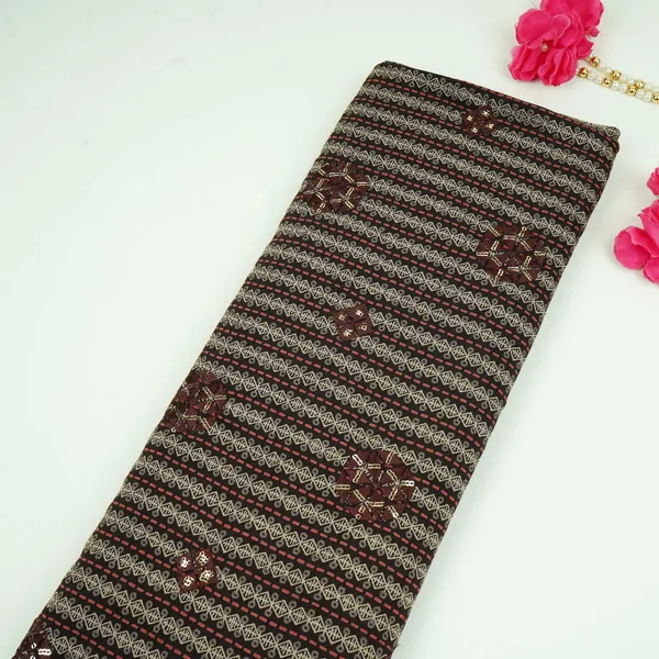 Charcoal_Brown_Geometrical_Stripes_Eri_Cotton_Silk_Fabric_Mtfg_31054_Default_Title