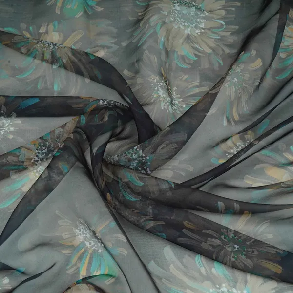 Charcoal_Black_Floral_Print_Organza_Fabric_Mtfg_31105_Default_Title