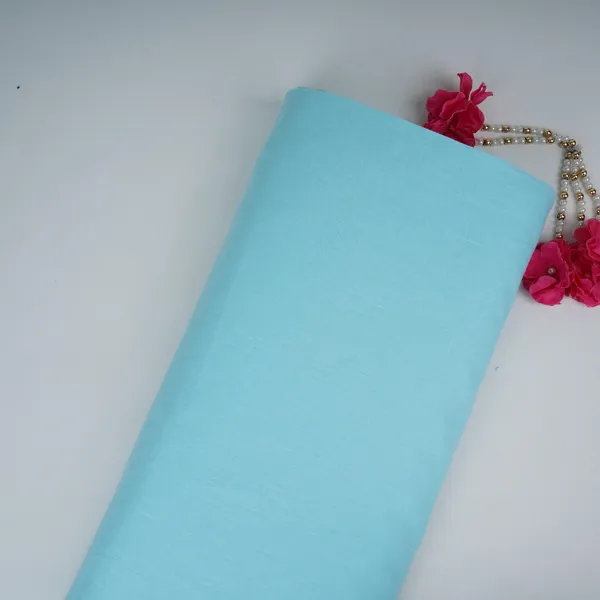 Aqua_Blue_Solid_Pure_Linen_Fabric_Ut_31167_Default_Title