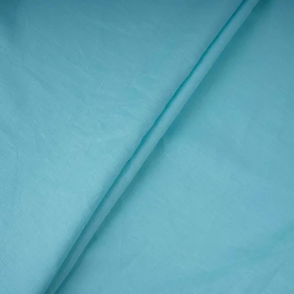 Aqua_Blue_Solid_Pure_Linen_Fabric_Ut_31167_Default_Title
