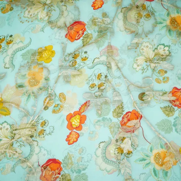 Power_Blue_Floral_Print_With_Jacquard_Organza_Fabric_Mt_31172_Default_Title
