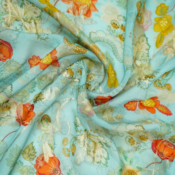 Power_Blue_Floral_Print_With_Jacquard_Organza_Fabric_Mt_31172_Default_Title