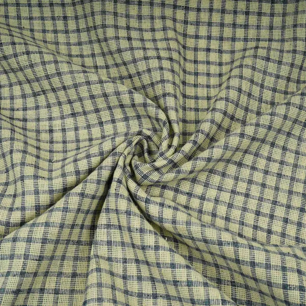 Blue_With_Cream_Check_Linen_Denim_Fabric_Rs_31217_Default_Title
