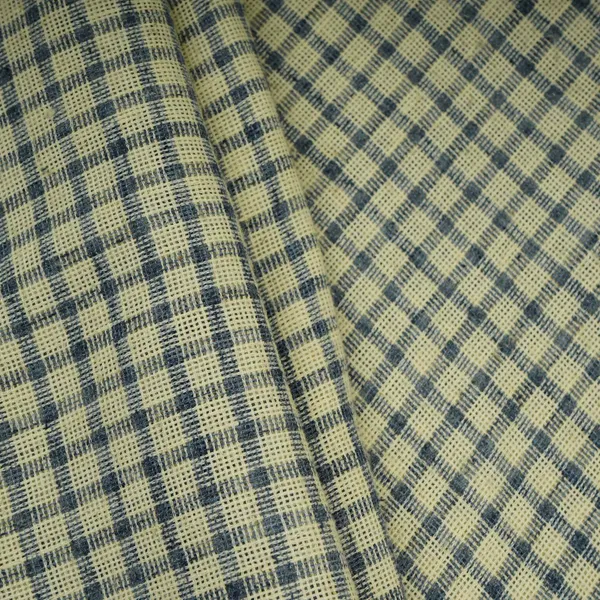 Blue_With_Cream_Check_Linen_Denim_Fabric_Rs_31217_Default_Title