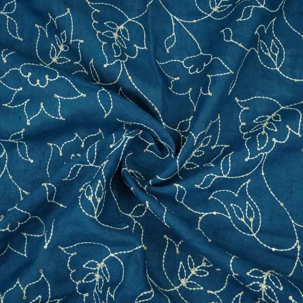 Denim_Blue_Thread_Embroidery_Pure_Linen_Fabric_Sn_31240_Default_Title