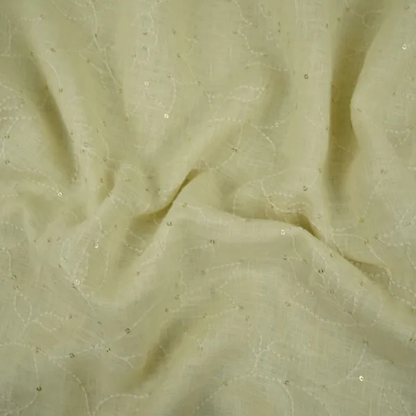 Off_White_Thread_Embroidery_Pure_Linen_Fabric_Sn_31242_Default_Title