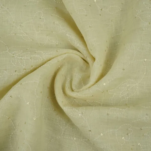 Off_White_Thread_Embroidery_Pure_Linen_Fabric_Sn_31242_Default_Title