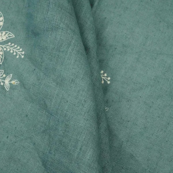 Dusty_Denim_Thread_Embroidery_Pure_Linen_Fabric_Sn_31245_Default_Title