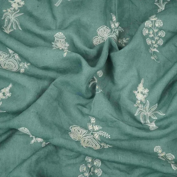 Dusty_Denim_Thread_Embroidery_Pure_Linen_Fabric_Sn_31245_Default_Title