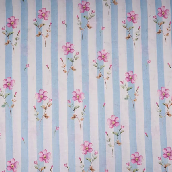 Dusty_Blue_With_Off_White_Stripes_Floral_40s_Pure_Linen_Fabric_Vf_31323_Default_Title