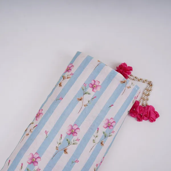 Dusty_Blue_With_Off_White_Stripes_Floral_40s_Pure_Linen_Fabric_Vf_31323_Default_Title