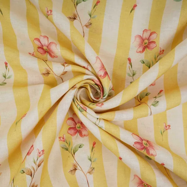 Lime_Green_With_Off_White_Stripes_Floral_40s_Pure_Linen_Fabric_Vf_31325_Default_Title
