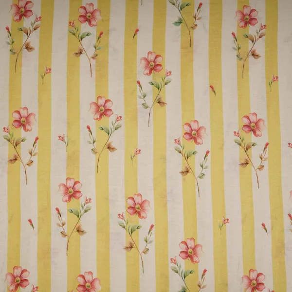 Lime_Green_With_Off_White_Stripes_Floral_40s_Pure_Linen_Fabric_Vf_31325_Default_Title