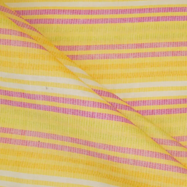 Yellow_With_Multicolor_Stripes_Print_40s_Pure_Linen_Fabric_Vf_31361_Default_Title