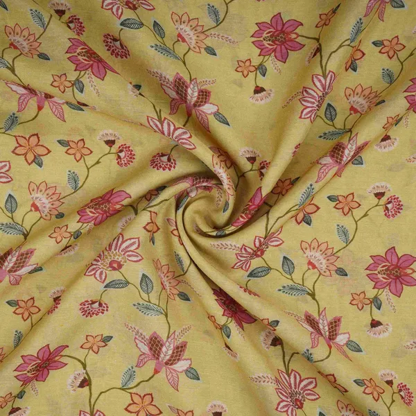 Pista_Green_Floral_Print_Pure_Linen_Fabric_Gts_31335_Default_Title