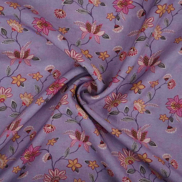 Lilac_Floral_Print_Pure_Linen_Fabric_Gts_31336_Default_Title