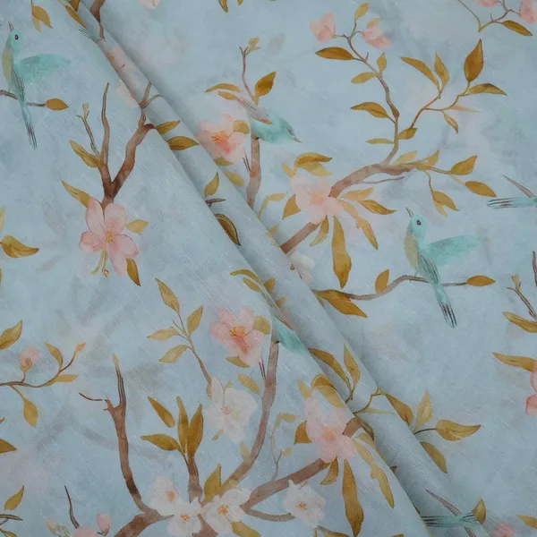 Ice_Blue_Floral_Print_Pure_Linen_Fabric_Gts_31340_Default_Title