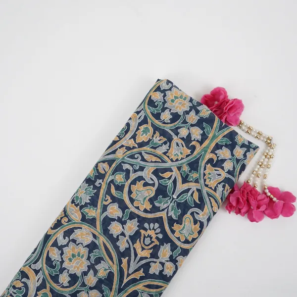 Navy_Blue_With_Multicolor_Kalamkari_Print_Mul_Chanderi_Fabric_Vf_31346_Default_Title