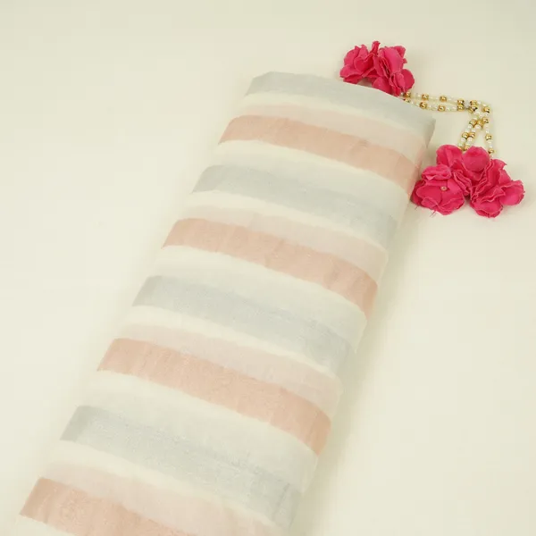 Off_White_With_Multicolor_Stripes_Chanderi_Fabric_Ctf_31382_Default_Title