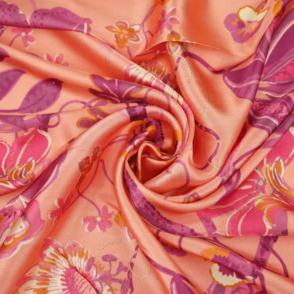 Pink_With_Dark_Pink_Tropical_Stripes_Bemberg_Modal_Silk_Fabric_Ktp_31421_Default_Title