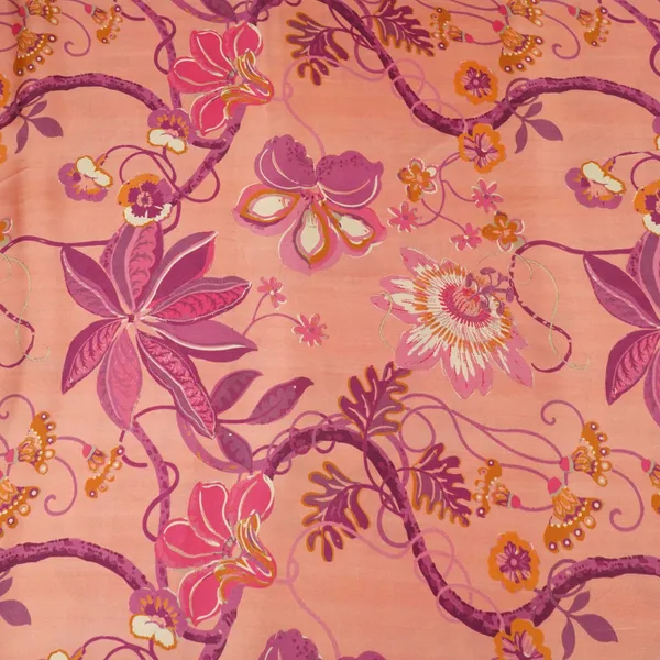 Pink_With_Dark_Pink_Tropical_Stripes_Bemberg_Modal_Silk_Fabric_Ktp_31421_Default_Title