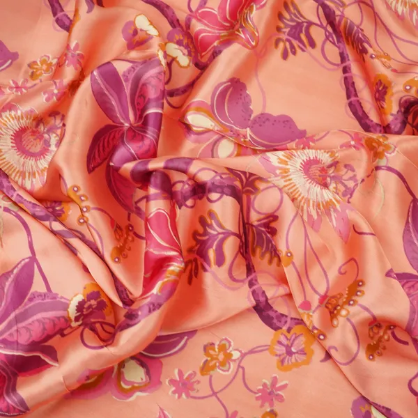 Pink_With_Dark_Pink_Tropical_Stripes_Bemberg_Modal_Silk_Fabric_Ktp_31421_Default_Title
