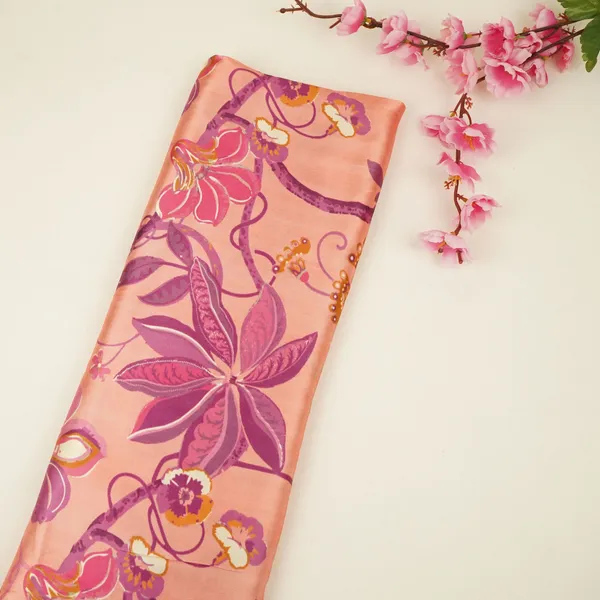 Pink_With_Dark_Pink_Tropical_Stripes_Bemberg_Modal_Silk_Fabric_Ktp_31421_Default_Title