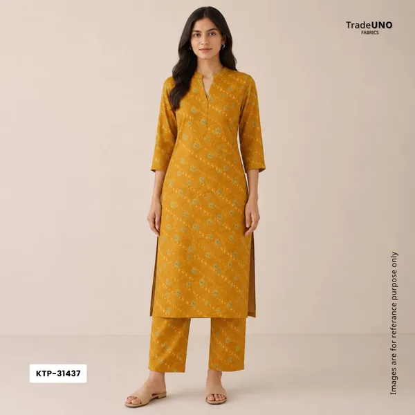 Mustard_Floral_Stripes_Print_Bemberg_Modal_Silk_Fabric_Ktp_31437_Default_Title