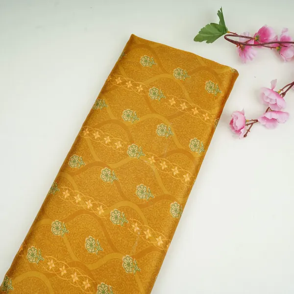 Mustard_Floral_Stripes_Print_Bemberg_Modal_Silk_Fabric_Ktp_31437_Default_Title