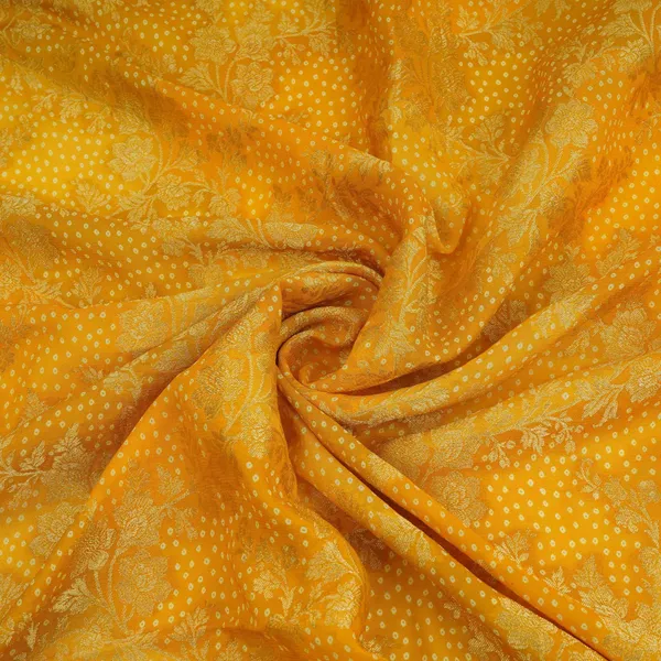 Mustard_Bandhani_Floral_Georgette_Jaal_Fabric_Mti_31547_Default_Title