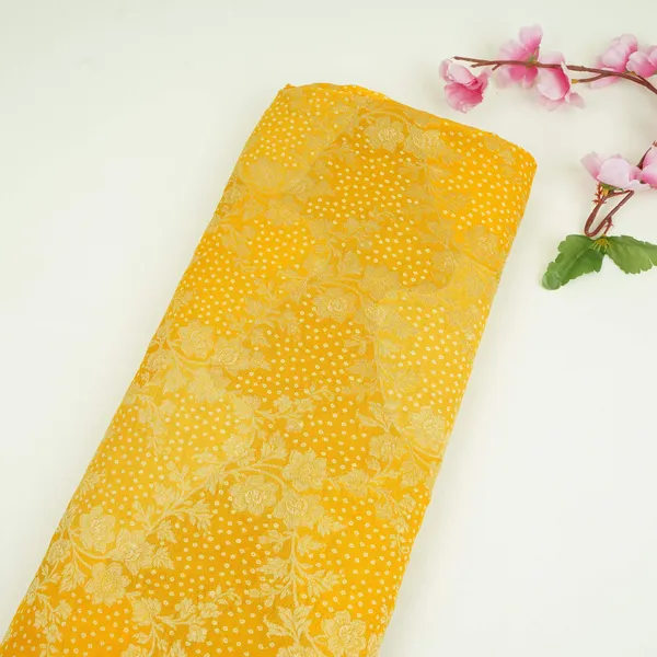 Mustard_Bandhani_Floral_Georgette_Jaal_Fabric_Mti_31547_Default_Title