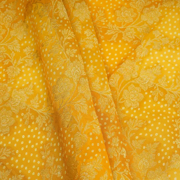 Mustard_Bandhani_Floral_Georgette_Jaal_Fabric_Mti_31547_Default_Title