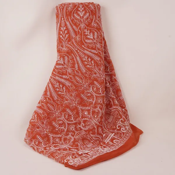 Rust_Orange_Traditional_Dori_Work_Organza_Fabric_Vfs_31519_Default_Title