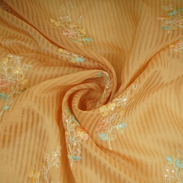 Rust_Orange_Zari_Stripes_Floral_Thread_Embroidery_Malai_Chanderi_Fabric_Vfs_31543_Default_Title