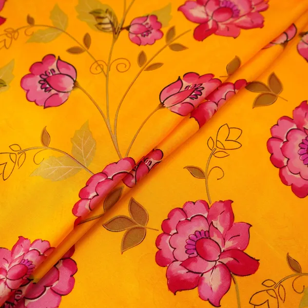 Mustard_Yellow_Floral_Print_Silk_Satin_Fabric_Nvc_31556_Default_Title