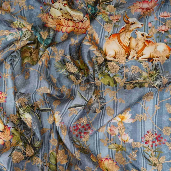 Teal_Blue_Pichwai_Jacquard_Stripes_Raw_Mango_Silk_Fabric_Cw_31581_Default_Title