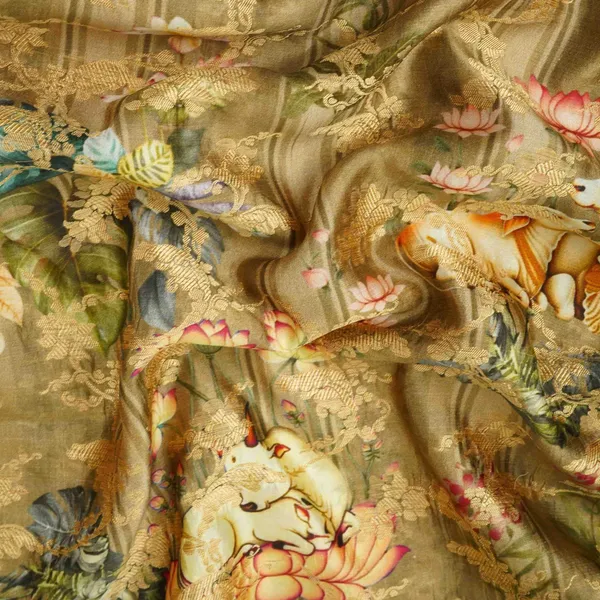 Olive_Green_Pichwai_Jacquard_Stripes_Raw_Mango_Silk_Fabric_Cw_31582_Default_Title