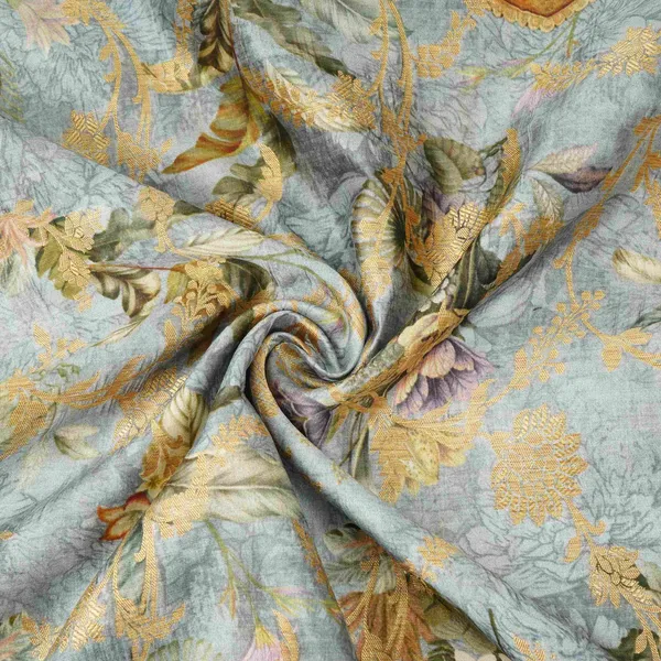 Sage_Green_Pichwai_Jacquard_Print_Raw_Mango_Silk_Fabric_Cw_31586_Default_Title
