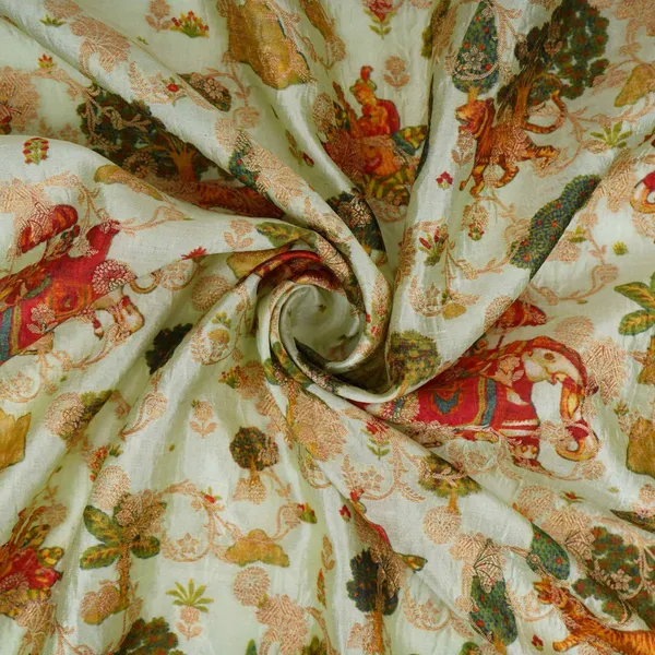 Mint_Green_Traditional_Jacquard_Print_Raw_Mango_Silk_Fabric_Cw_31588_Default_Title