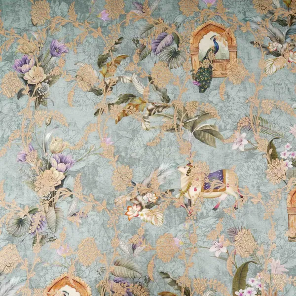 Mauve_Floral_Jacquard_Stripes_Raw_Mango_Silk_Fabric_Cw_31591_Default_Title