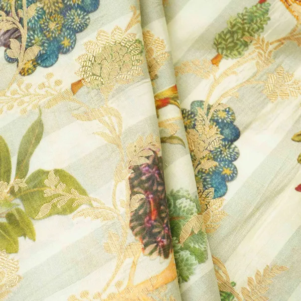 Grey_Floral_Jacquard_Print_Raw_Mango_Silk_Fabric_Cw_31594_Default_Title