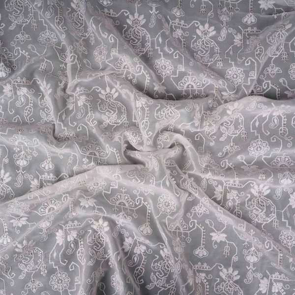 White_Dyeable_Chikankari_Georgette_Fabric_Vfs_31698_Default_Title