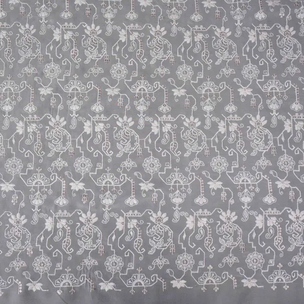 White_Dyeable_Chikankari_Georgette_Fabric_Vfs_31698_Default_Title