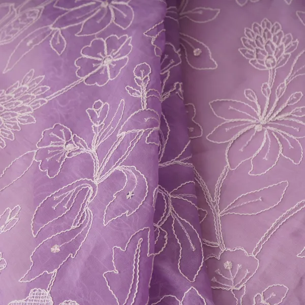 Lavender_Chikankari_Embroidery_Organza_Fabric_Vfs_31706_Default_Title