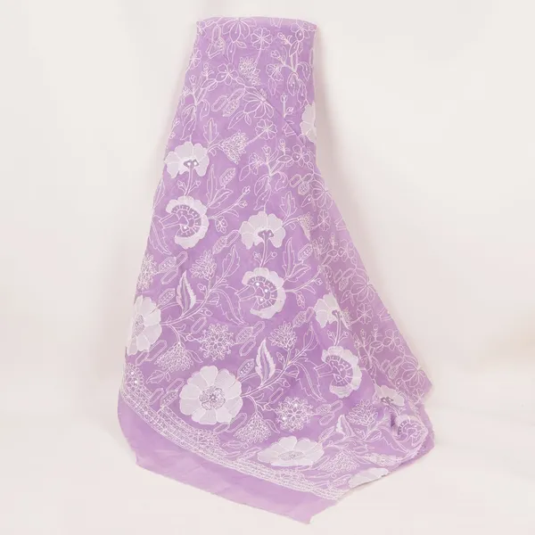 Lavender_Chikankari_Embroidery_Organza_Fabric_Vfs_31706_Default_Title
