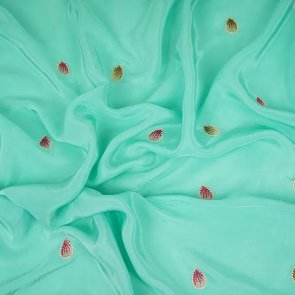Aqua_Blue_Cutwork_Embroidery_Crepe_Fabric_Vfs_31652_Default_Title